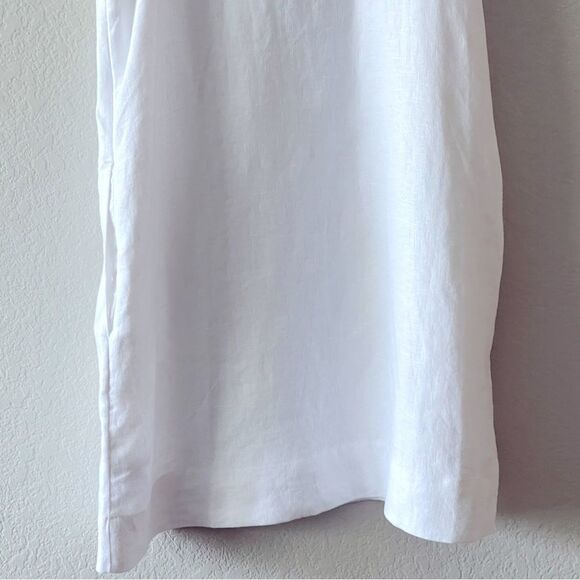 Madewell NWT Embroidered Tank Mini Dress in Linen Size 2 in Eyelet White - Picture 14 of 14